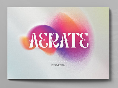 Aerate Elegant Typeface aerate elegant typeface all caps art deco art deco font display display font elegant font font fun font modern font playful font sleek typeface display