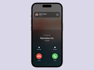 iOS incoming call experience android android app design android app designer app app design app interface app interface designer app ui design app ui designer application application design apps ui design ios iphone mobile mobile app mobile app design mobile applications design mobile ui mobile ui designer