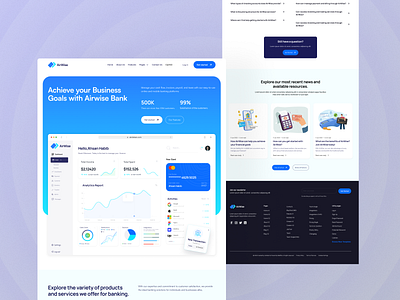 Banking website airdokan airwise bankingrevolution bankingsector blockchain cashflow cashmanagement credit digitalpayments economy financeinnovation financialmarkets financialsecurity mobilebanking moneymanagement moneytalk onlinebanking paymentsolutions webflow webflow template