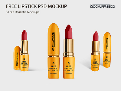 Free Lipstick PSD Mockup cosmetic cosmetic mockup cosmetics cosmetics mockup design free lipstick lipstick design lipstick mockup lipstick mockup template mockup mockups photoshop product psd template templates