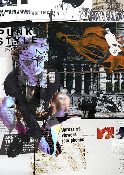 Collage | grunge style collage digital graphic design grunge text texture