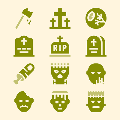 Zombies / Basicons angry zombie cemetery costume party frankenstein graveyard halloween halloween party icons monster rip tombstone ui vector zombie zombie avatar zombie eyeball zombie finger zombie party zombies