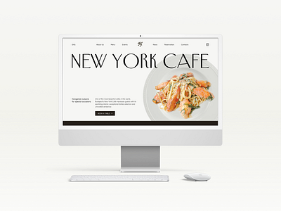 New York Cafe Website Redesign | UX/UI cafe design desktop graphic design menu minimalism mobile redesign restaurant typography ui ux uxui web