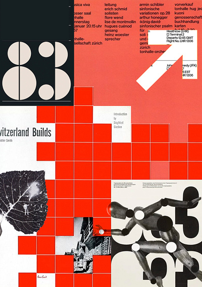 Collage | swiss style collage digital graphic design swiss swiss typography typography