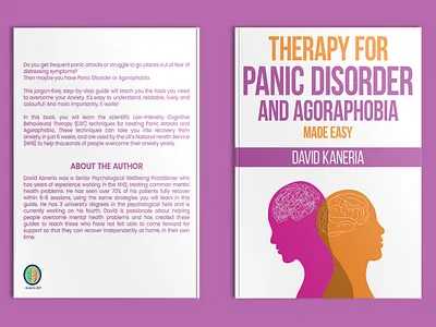 Therapy for Panic Disorder and Agoraphobia Made Easy 3d mockup book book art book cover book cover art book cover design book cover mockup book design cover art design ebook ebook cover epic bookcovers graphic design kindle book cover kindle cover minimal book cover non fiction book cover paperback cover professional book cover