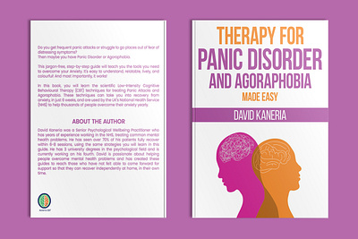 Therapy for Panic Disorder and Agoraphobia Made Easy 3d mockup book book art book cover book cover art book cover design book cover mockup book design cover art design ebook ebook cover epic bookcovers graphic design kindle book cover kindle cover minimal book cover non fiction book cover paperback cover professional book cover