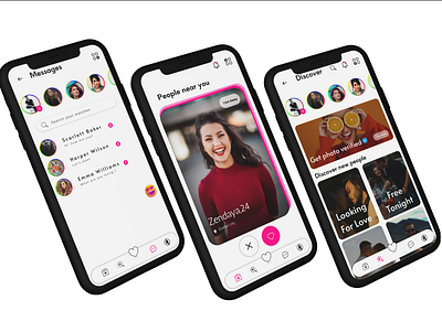 HeartSync - A Dating App Design colors design graphic design typography ui ux