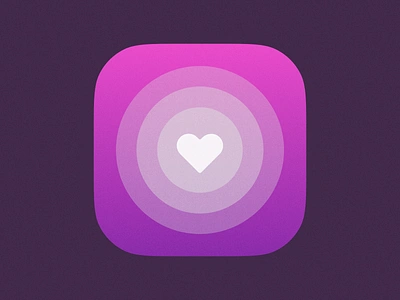 Heart app brand branding circle gradient heart icon icons illustration ios logo logo design love macos mark matchmaking mobile pink saas symbol