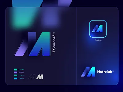 Metrolab Logo design background blur brandguid branding branding design colors design graphic design graphic job graphic ui guideline illustration interface log design logo logodesign logos logos designer minimal uiux