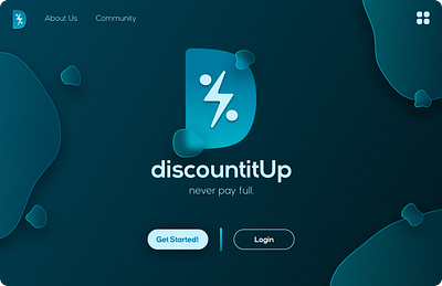 DiscountItUp Web-Design branding figma graphic design logo product design ui web design