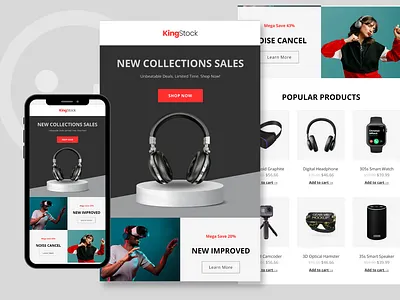 E-commerce Email Design campaign e commerce email campaign email design email template klaviyo mailchimp newsletter ui ux