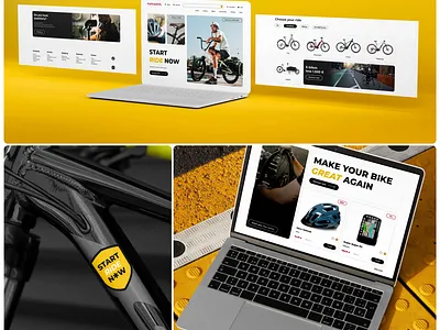 Bike Online Shop branding design ecommerce graphic design onlineshop ui ux webdesign