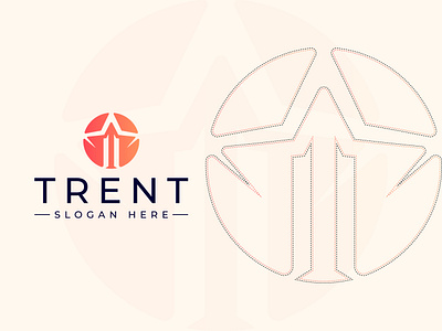 Trent app logo iconic logo software company logo software logo startup logo tech consulting logo tech logo technologo logo