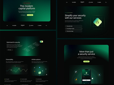 SaaS Landing Page Template clean design figma landing page figma template gradient graphic design minimal ui uidesign