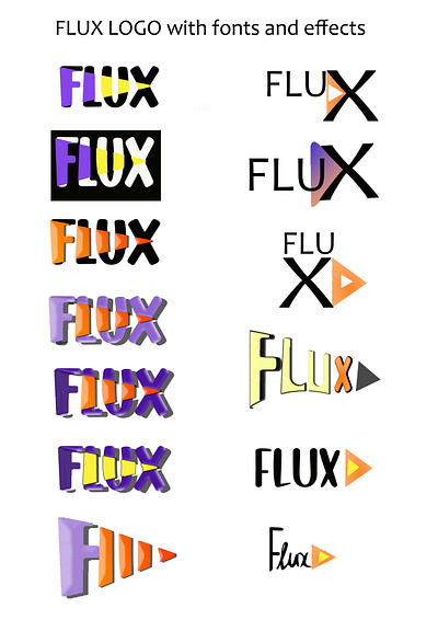 Flux Logo (Design Journey)