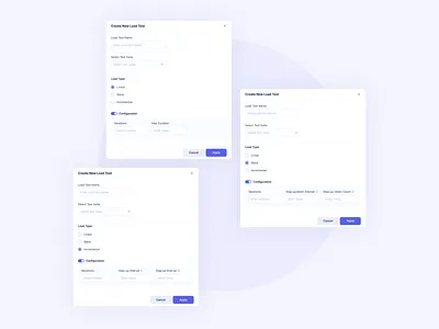 Types of Load Test Creation api design load test product testing ui ux