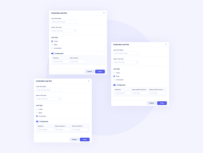 Types of Load Test Creation api design load test product testing ui ux