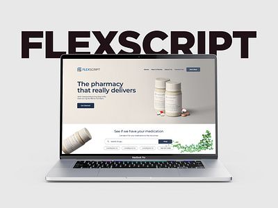 Real Live Project | FlexScript - Pharmacy Service health wellness healthcare app medicine delivery app mobile app design pharmacy app user experience wireframing