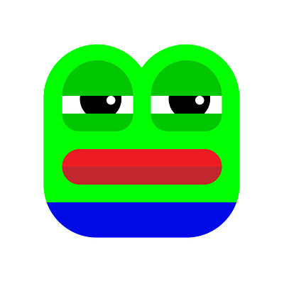 Le Frog App cartoon design ui