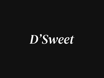 D'Sweet (Food & Beverages) banner branding logo mockup product x banner