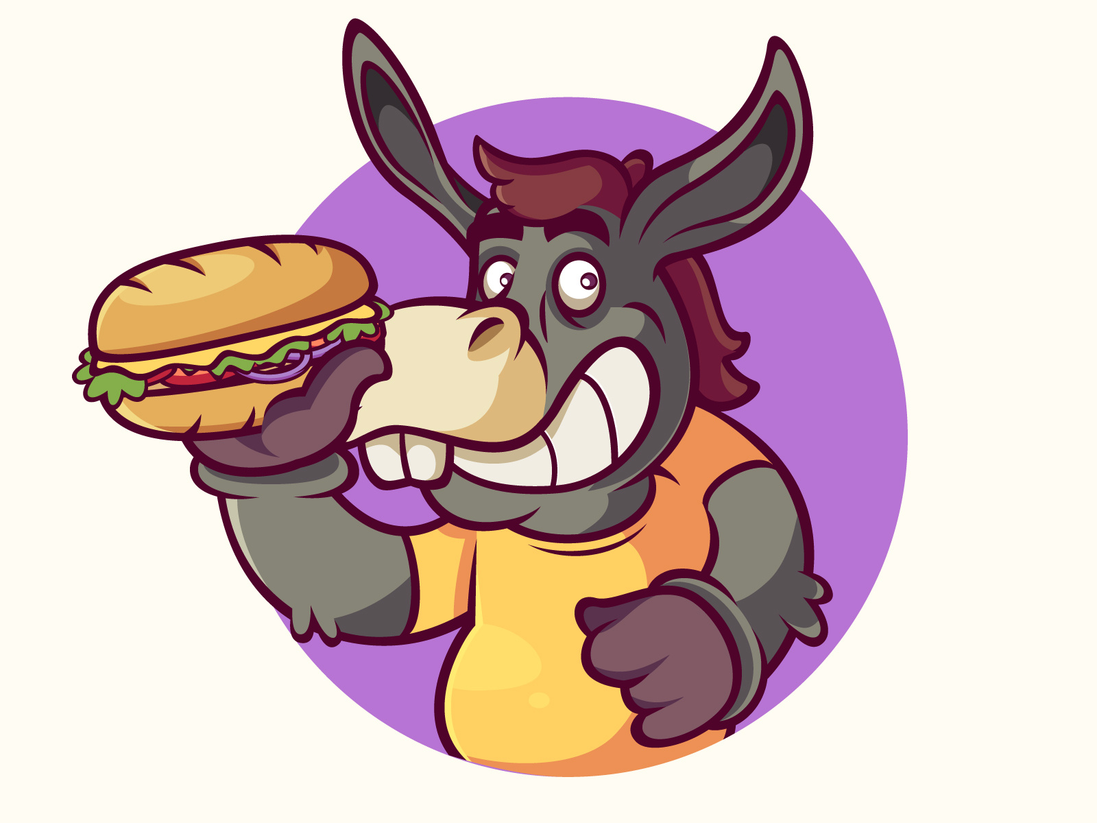 Sub Sandwich Food Truck Logo By Ajay Toons On Dribbble sub-sandwich-food-truck-logo-by-ajay-toons-on-dribbble