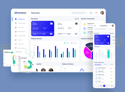 Fintech Dashboard Concept dashboard figma fintech inspiration landingpage money ui