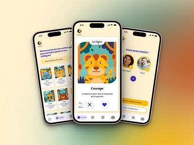 Mobile App - Animals animals application design ui