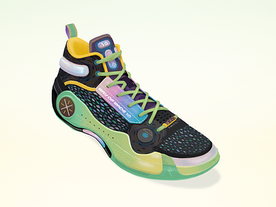 Li-Ning Way of Wade 10 colorway concept basketball design foot footwear footwear design illustration lining shoes sneakers wade