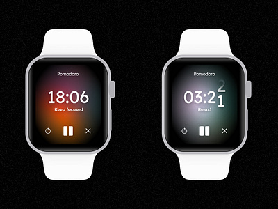 Countdown Timer - Pomodoro applewatch countdown timer dailyui dailyui014 dailyuichallenge design figma pomodoro ui