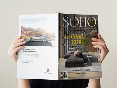Magazine Design for Soho adobe illustrator adobe photoshop architecture design editorial indesign interior design magazine magazine design print print design style typography