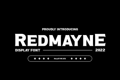 Redmayne - Display Font branding classic font clean font display font headline font logo masculine font redmayne display font serif font street font title font urban font