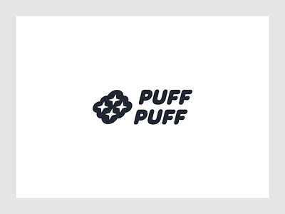 Puff Puff Logo 2yk adobe illustrator branding cloud cute exploration graphic design logo puff shine stars symbol