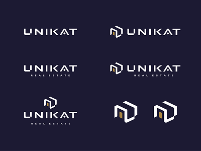 Unikat Real Estate brandbook brandidentity branding calligraphy hand lettering identity lettering logo logotype type typography