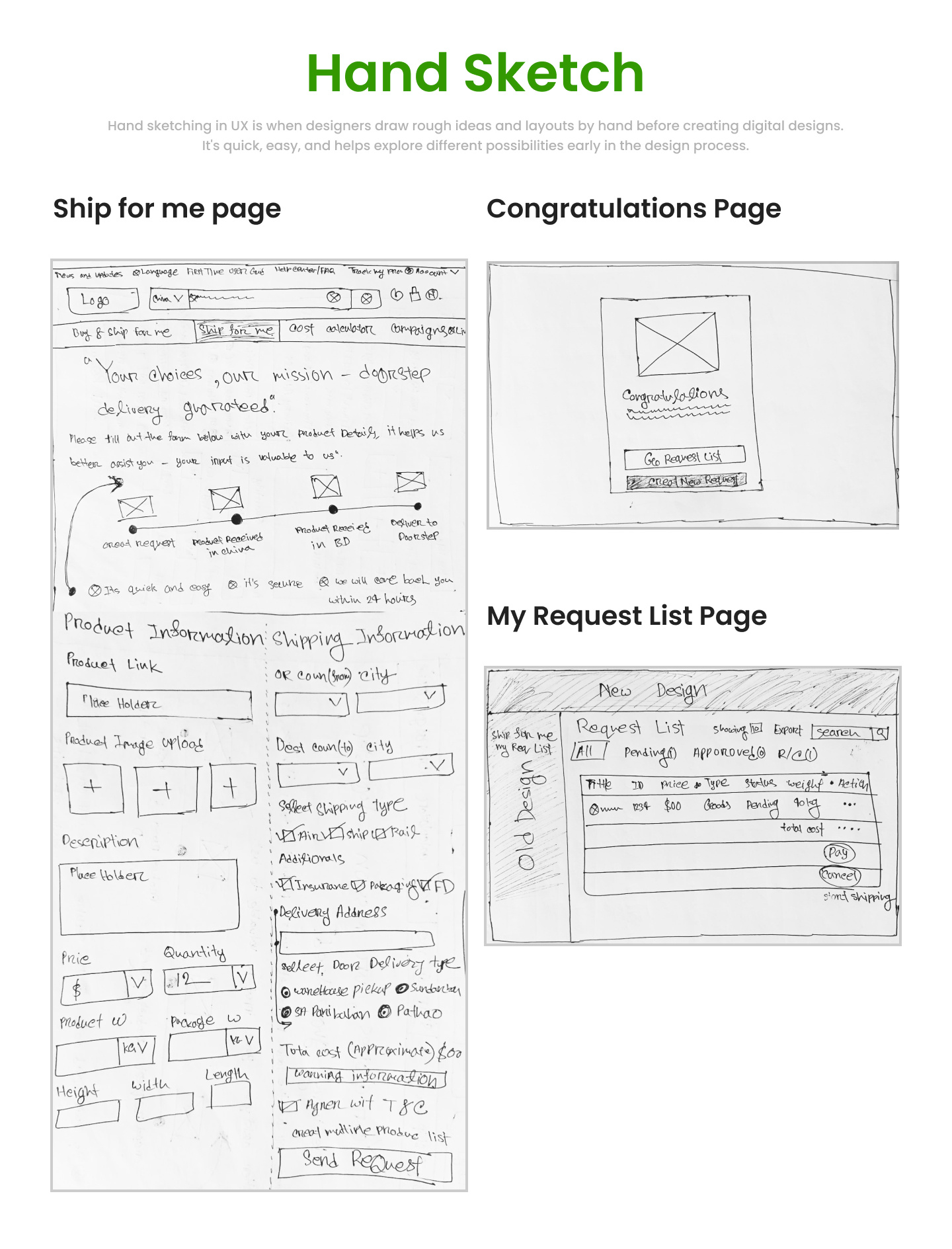 Example of Landing Page UI/UX Design