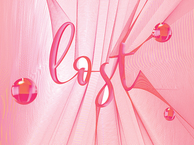 LOST by Tarafa MHFOUD™ abstract adobe animation backgrpund branding creativedesign design fabric graphic design illustration logo lost love pink texture typography uiux ux valentine vector