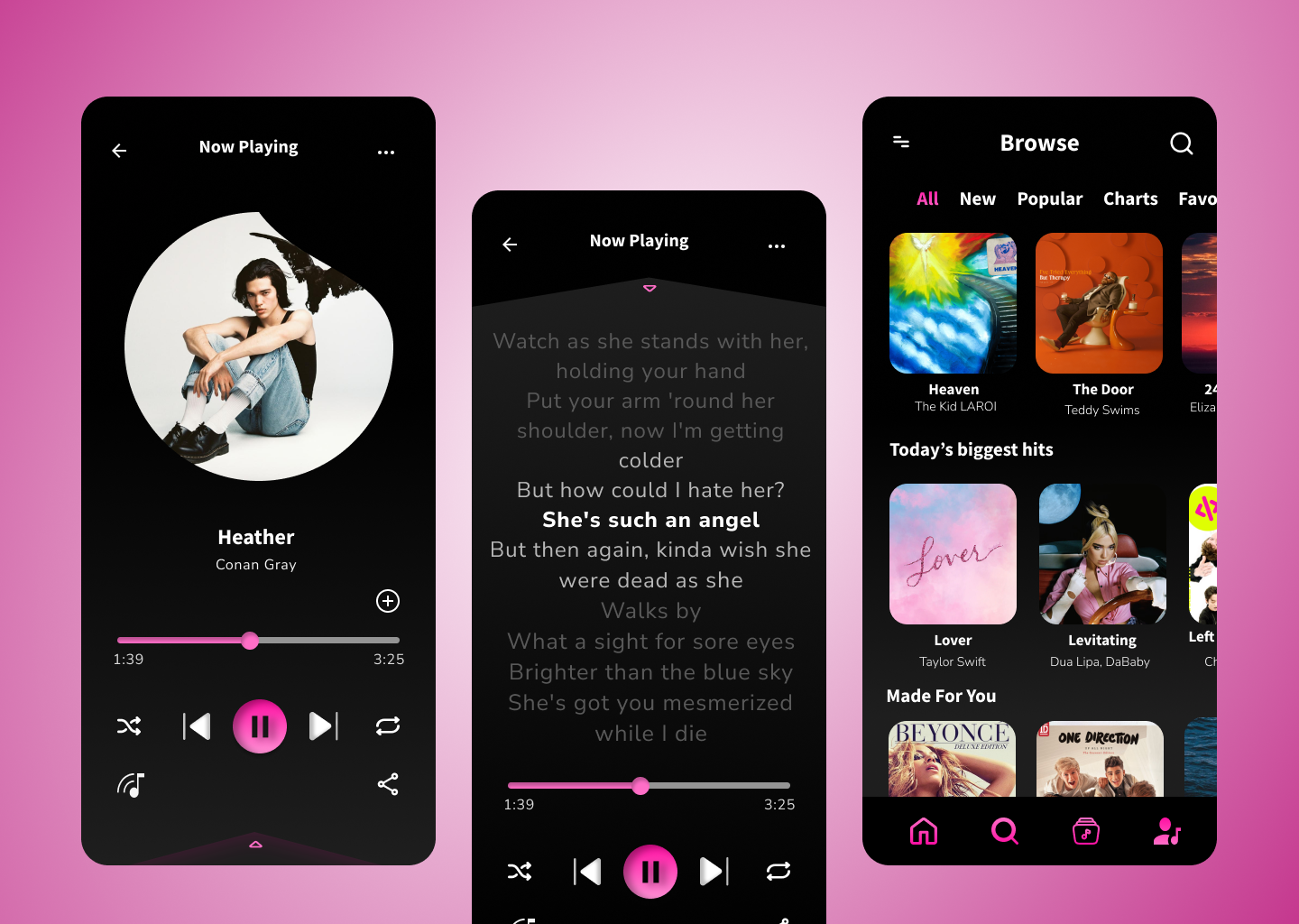 #DailyUI #009 | Music Player app challenge dailyui design graphic design logo music player ui ux
