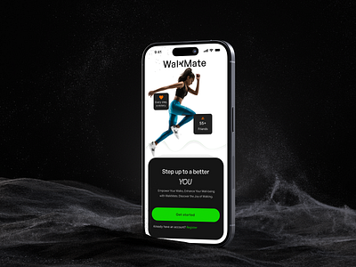 UI design for running app app design fitnessapp runningapp trackingapp ui uidesign uidesigner uitrends uiux ux