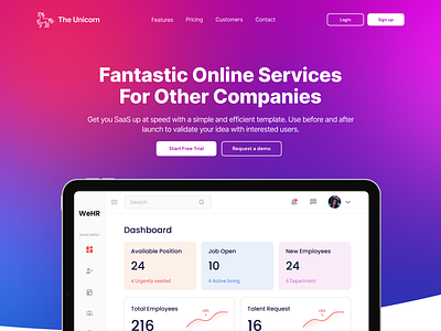 SaaS Landing Page