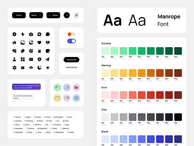 CrazyMatch UI Kit colours design system figma font icons ilustrations ui ux