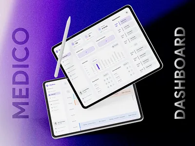 Medico - Doctor/Medical Dashboard UI dashboard dashboard design doctor doctor dashboard health healthcare healthcare technology medical medical records medicine patient information product design telemedicine treatment ui uiux ux visual design web app