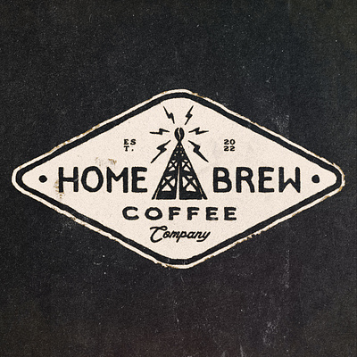 Branding For a Coffee Business art branding design graphic design logo packaging radio texture