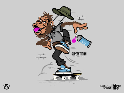 Wild in the Streets character design graphics illustration skateboarding t shirt design tee design vector vector design
