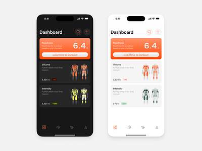 Fitness 🏋️‍♀️ app design system fitness jimdesigns mobile product design saas ui