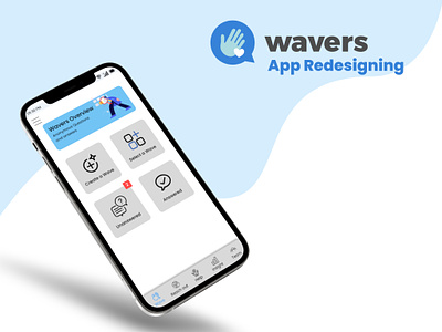 Wavers App | Redesign app design communication app graphic design help app mobile app mobile app redesign mobile app redesigning mobile application motion graphics redesigning app redesigns ui ui designing use interfaces user experience design user interface design uxd uxui wavers app wavers app | redesigning