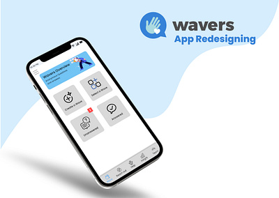 Wavers App | Redesign app design communication app graphic design help app mobile app mobile app redesign mobile app redesigning mobile application motion graphics redesigning app redesigns ui ui designing use interfaces user experience design user interface design uxd uxui wavers app wavers app | redesigning