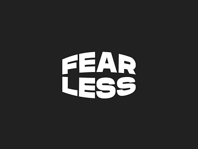 FearLess (Poster & T-Shirt) branding brutalism fearless moai mockup poster tshirt typography wide font