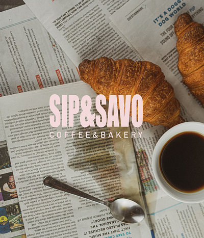 Sip&Savo- coffee & bakery brand branding brandingdesign design graphicdesign logo logodesign logotipo