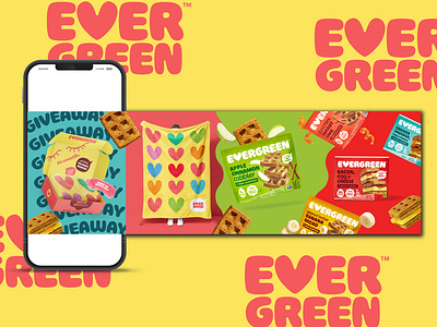 Social Media Giveaway Design food graphic design social media design