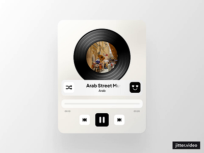 UI Design Challenge #2 animation challenge music player trending ui ui animation user experience user interface ux ux design