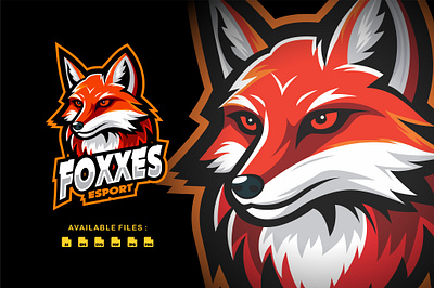 Fox Esport Logo Design character design esport fox foxxes game gaming logo mascot
